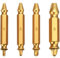 4 Pcs Extractor Drill Bits 4 in 1 Screw Guide Set Damaged Screw Extractor Kit Bolt Remover 3-5mm,4-8mm,5-10mm,6-12mm
