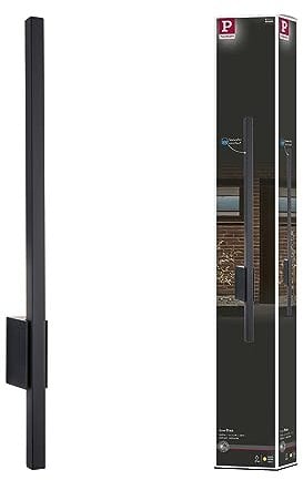 Paulmann 94742 LED Außenleuchte Wandleuchte Stan seewasserresistent IP44 800mm 3000K 11,5W 300lm 230V Anthrazit Alu Warmweiß