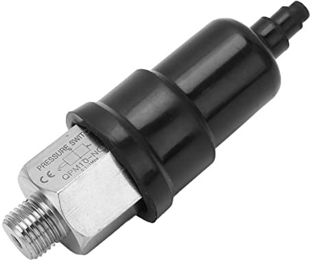 SALUTUYA Druckschalter-Controller, Korrosionsbeständigkeit aus Edelstahl 0,1 bis 1 MPa, pneumatisch Einstellbarer Druckschalter IP54 für Wasser