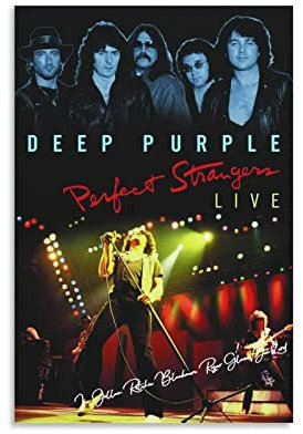 RIDAEX Foto Auf Leinwand 30 * 50cm Senza Cornice Ian Gillan Ritchie Blackmore Roger Glover Jon Lord Poster Soggiorno Camera da letto Pittura Opera d'arte