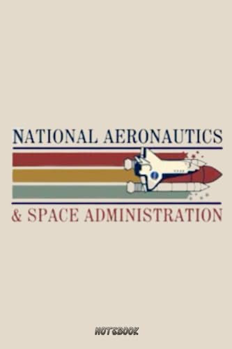 Retro Nasa Stripes Notebook: Journal College Ruled Notebook | 120 Pages | 6 x 9 Size | Gift
