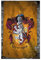 Poster su tela con bandiera di Grifondoro di Harry Potter, decorazione per camera da letto, sport, ufficio, camera da letto, regalo, senza cornice, 40 x 60 cm