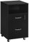 Yaheetech Filing Cabinet Mobile Letter Size File Storage Organizer Large Lateral File Cabinet with 2-Drawer and 1-Open Shelf Vintage Printer Stand for Home and Office Black