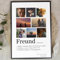 Elbeffekt Freund Geschenk - Personalisiertes Fotogeschenk auf Holz - Geburtstaggeschenk Freund, Bester Freund, Freund Geschenk, Freundschaft, Geschenke Für Freund, 8 Bilder