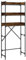 vidaXL Washing Machine Shelf - Smoked Oak-Coloured Engineered Wood Bathroom Organiser with Metal Frame - 3-Tier, Adjustable Feet 67x25x163 cm