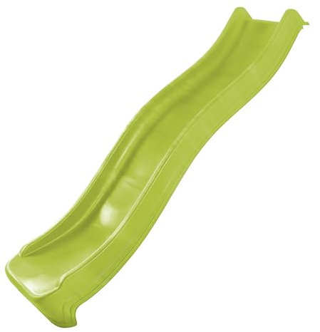 AXI Sky220 Toboggan à Eau en Vert Citron - 220 cm | Élément complémentaire pour Aire de Jeux/Maison de Jeu Enfant | Toboggan pour Hauteur de Estrade 120 cm