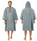 Zingtto Surf Poncho Wickelmantel, 3/4-Ärmel, extra groß, dick, Kapuzenpullover, Handtuch für Männer und Frauen, Strand, Schwimmen, 109,2 x 88,9 cm, Grau