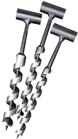 Scotch - Taladro manual para madera, herramientas de supervivencia Scotch Eye, juego de engranajes manuales para carpintería, equipo de senderismo para acampar al aire libre (diámetro de perforación
