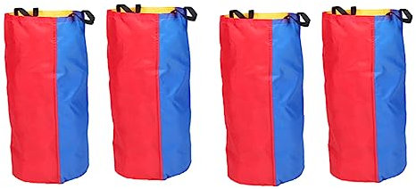 HEMOTON 4stücke Kartoffel Sackhüpfen-säcke Für Junge Mädchen Outdoor Springen Tasche Garten Spiele Requisiten