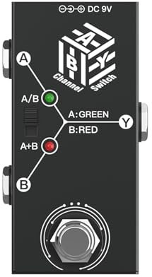 Guitar Pedal AB Box ABY Channel Switch AB Switch ABY Line Selector AB Switch Guitar Effect Pedal True Bypass Guitar Effect Pedal Aby Line Selector