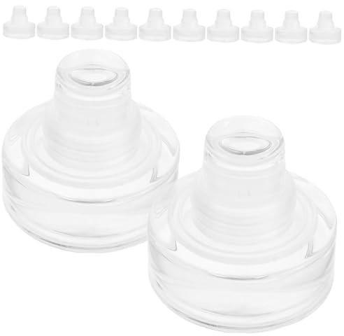 VINTORKY 12Pièces Bouchons De Bouteille De Vin en Verre T-Forme Réutilisables pour Préserver La Saveur Accessoires pour Maison Restaurants Et Bars