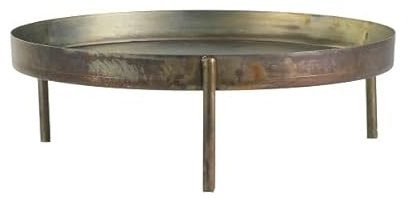 Chic Antique Vassoio in ferro con gambe H: 10,5 cm x P: 33 cm