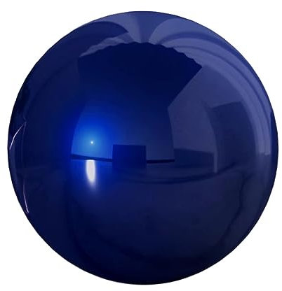 Boule de Jardin Ornement de boules de contemplation, globes flottants, décor de sphère creuse réfléchissante pour patio de jardin, boules pour élément d'eau d'étang de piscine, matériel de bricolage,