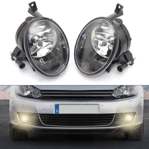 AUTOXBERT Nebelscheinwerfer Paar für VW Golf 6 Cabriolet Plus Eos Tiguan Beetle Caddy 3 Jetta Touran SEAT Alhambra