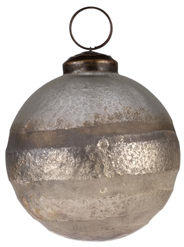 Karma, Rustikale Weihnachtsdekoration zum Aufhängen, aus Zinn, 10,2 cm, Weihnachtsdekoration, Weihnachtsbaumschmuck