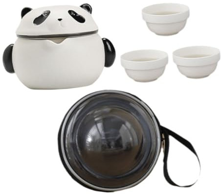 Cabilock Té Portátil De Con Taza De Viaje Juego De Tetera y Taza Para Camping Picnic o Uso Familiar