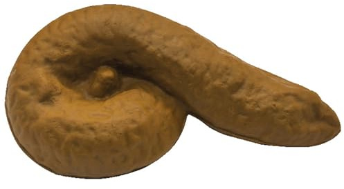 Jorzer Fausse crotte en plastique réaliste en forme de 6 - Accessoire pour farce, accessoire pour farce, poisson d'avril à la maison