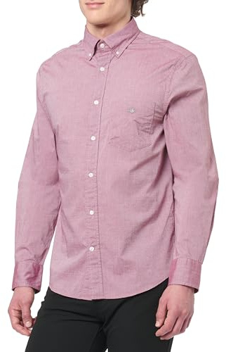 GANT REG Classic Poplin Shirt, red, M