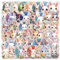 Osterhasen-Aufkleber | 50 x Cartoon Cute Bunny Aufkleber - Wasserdichte Abziehbilder Lustige Ästhetik für Computer Scrapbooking Wasserflaschen Laptop Gepäck