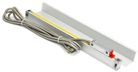 Digitale Anzeige linear Schlanke, hochpräzise 0,005 mm dünne lineare Drehbankskala TTL 50 100 150 200 250 300 350 mm 20 x 28 mm kleines lineares Encoder-Gitterlineal(150mm travel length)