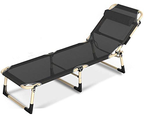 Lsoiup Extra großer, klappbarer Sonnenliege-Relaxsessel für den Garten, verstellbare Tragkraft bis zu 150 kg