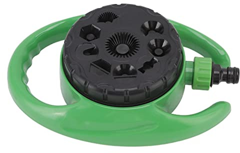 Lawn Sprinkler with 8 Spray Modes | ABS Plastic Lightweight Water Sprinkler for Garden/Yard Irrigation | Cone, Hexagonal & Fountain Spray Patterns | 207g Easy - Carry Design