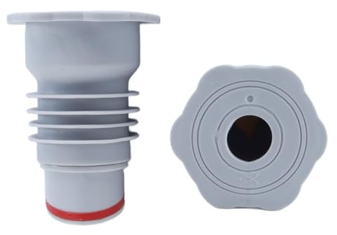 Durlo 2 Pcs Washing Machine Drain Pipe Seal, 35-40mm Silicone Drain Hose Pipe Connector Sealer Drainer for Washing Machine, Bathroom and Kitchen