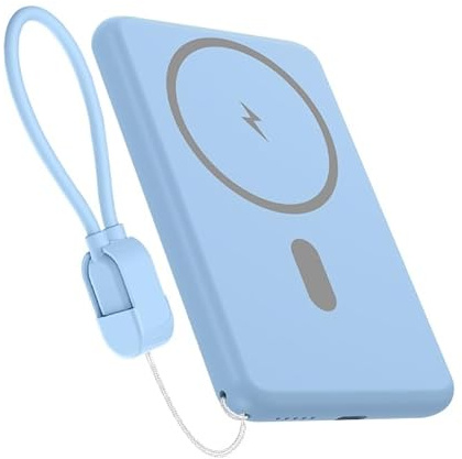 Magnetisches 6800-mAh-Powerbank Präzise Magnetbefestigung Bidirektionales Type-C-Schnellladen Gleichzeitiges Dualladen Internationale Sicherheitszertifizierungen