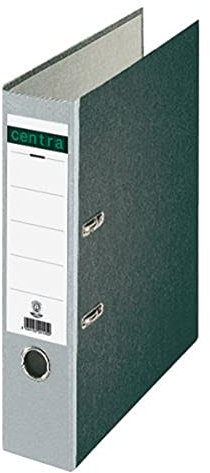 Centra 220127 Standard-Ordner (grauappe RC, mit Wolkenmarmor-Papier-Kaschierung, A4, 8 cm Rückenbreite) grau