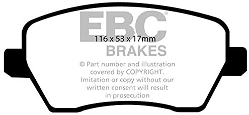 DP21903 Bremsbeläge GREENSTUFF EBC Brakes für Nissan Micra K13 Note Opel Agila Suzuki Splash Swift Vauxhall Agila