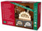 Konstsmide 2843-210 LED Holz Silhouette Santaschlitten / 5 warm weiße Dioden / Batterien: 3xAA 1.5V weiß lackiert