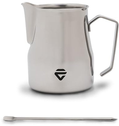 LELIT Milchkännchen 50Cl und Latte Art Stift - Silber