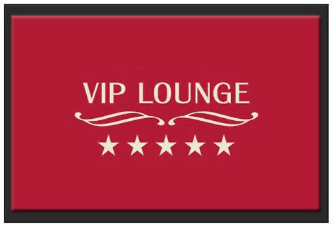 Fu?matte VIP Lounge rot