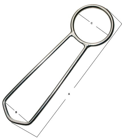 ARBO-INOX Trapezring Ring Edelstahlring Edelstahl poliert