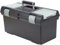 Curver 02935-976-42 Premium Werkzeugkasten, Plastik, 24 Zoll, anthrazit/Silber, 58 x 29 x 30 cm