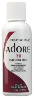 Glänzende semi-permanente Haarfarbe, Raging Red, 118 ml