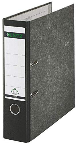 5er Pack Leitz 1080 Qualitäts-Ordner breit, mit patentierter 180º-Präzisionsmechanik (schwarz)