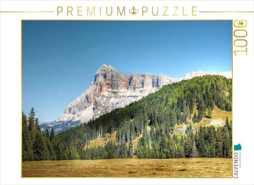 CALVENDO Puzzle Kreuzkofel mit Zehnerspitze - Alta Badia - 3026 Hm | 1000 Teile Lege-Größe 64 x 48 cm Foto-Puzzle für glückliche Stunden