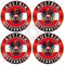 ÖSTERREICH Österreichisch 50mm Auto & Motorrad, Stoßstangen,helm Aufkleber, x4 Vinyl Stickers