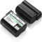 Powerextra Lot de 2 Remplacement Batteries Nikon EN-EL15 2200mAH pour Nikon D7200 D7100 D7000 D810 D800 D750 D610 D600 V1 Cameras