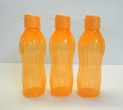 TUPPERWARE Eco 750ml Trinkflasche Ökoflasche EcoEasy (3) orange
