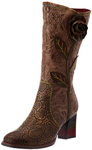 LAURA VITA Geceko 05, Stivali Alti Donna, Marrone (Taupe Taupe), 42 EU