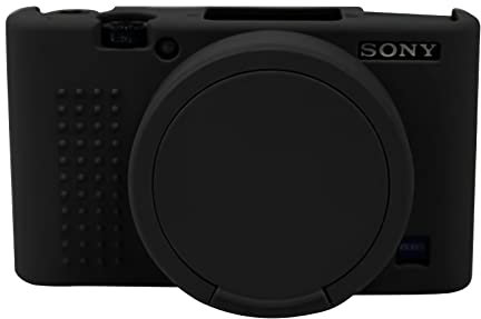 Easy Hood Camera Case for Sony RX100 VII, Soft Silicone Protective Cover Protector Skin Removable Lens Cover for Sony DSC-RX100 VII DSC-RX100M7 Digital Camera (Black)