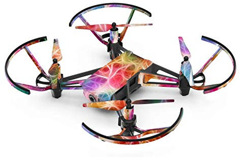 Skins4u Tuning Folie Skins Aufkleber Design Sticker Skin Ultimate Set für DJI Tello Drohne Braided