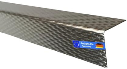 Edelstahl Winkel, 1000mm Winkel Profil 50x10 mm Schenkelinnenmaß aus Edelstahl 5WL, 1 mm stark L Profil, Winkelblech, Kantenschutzprofil