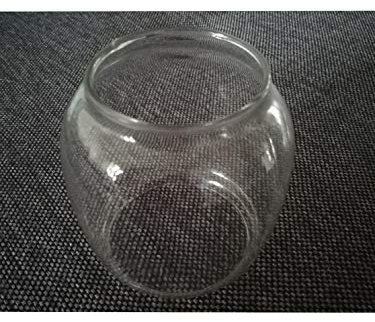 Campfrei Ersatzglas klar Petroleumlampe Sturmlampe Glas 8,4cm hoch Ersatzteil Öllampe