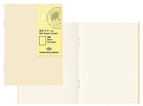 Traveler's Company 14404006 MD Cream Refill Pack of 3 Passport Size