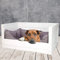 Truhenking Tolles Hundebett aus Holz mit Polsterung 90x57x45cm Hundekörbchen
