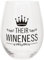 Maturi 'Their Wineness' Verre à vin sans pied, 530 ml, dans une boîte cadeau