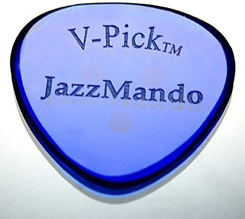 V-Picks™ »JAZZ MANDO II - MANDOLINE AND GUITAR PICK« Plektren für Mandoline und Gitarre - 1.5mm - Farbe: Sapphire Blue